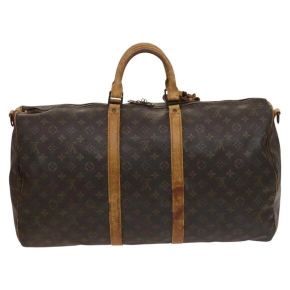 LOUIS VUITTON Monogram Keepall Bandouliere 55 Boston Bag M41414 LV Auth bs26511 - Picture 3 of 15